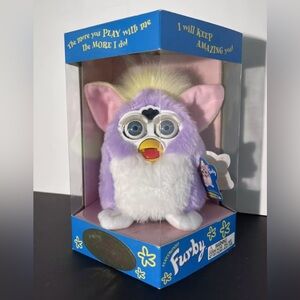 New in the box - rare Furby with blue eyes.